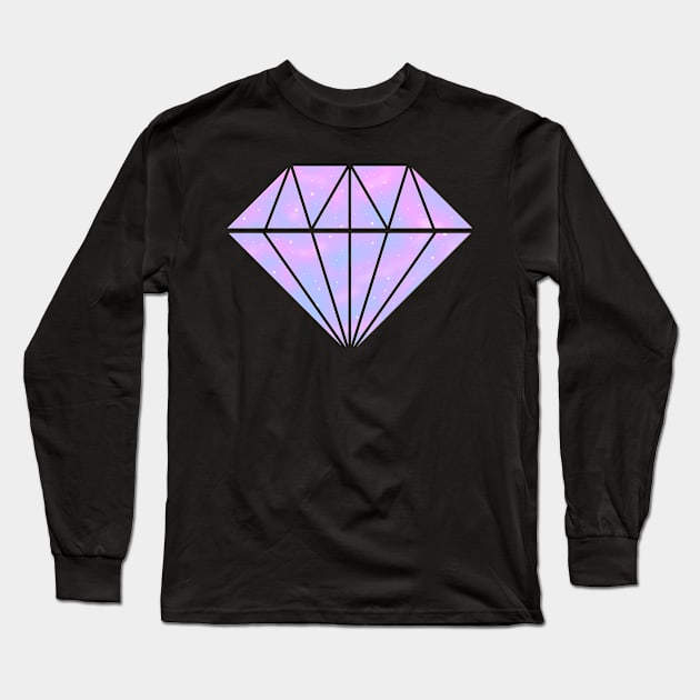 Pastel Cotton Candy Diamond Long Sleeve T-Shirt by TotalGeekage